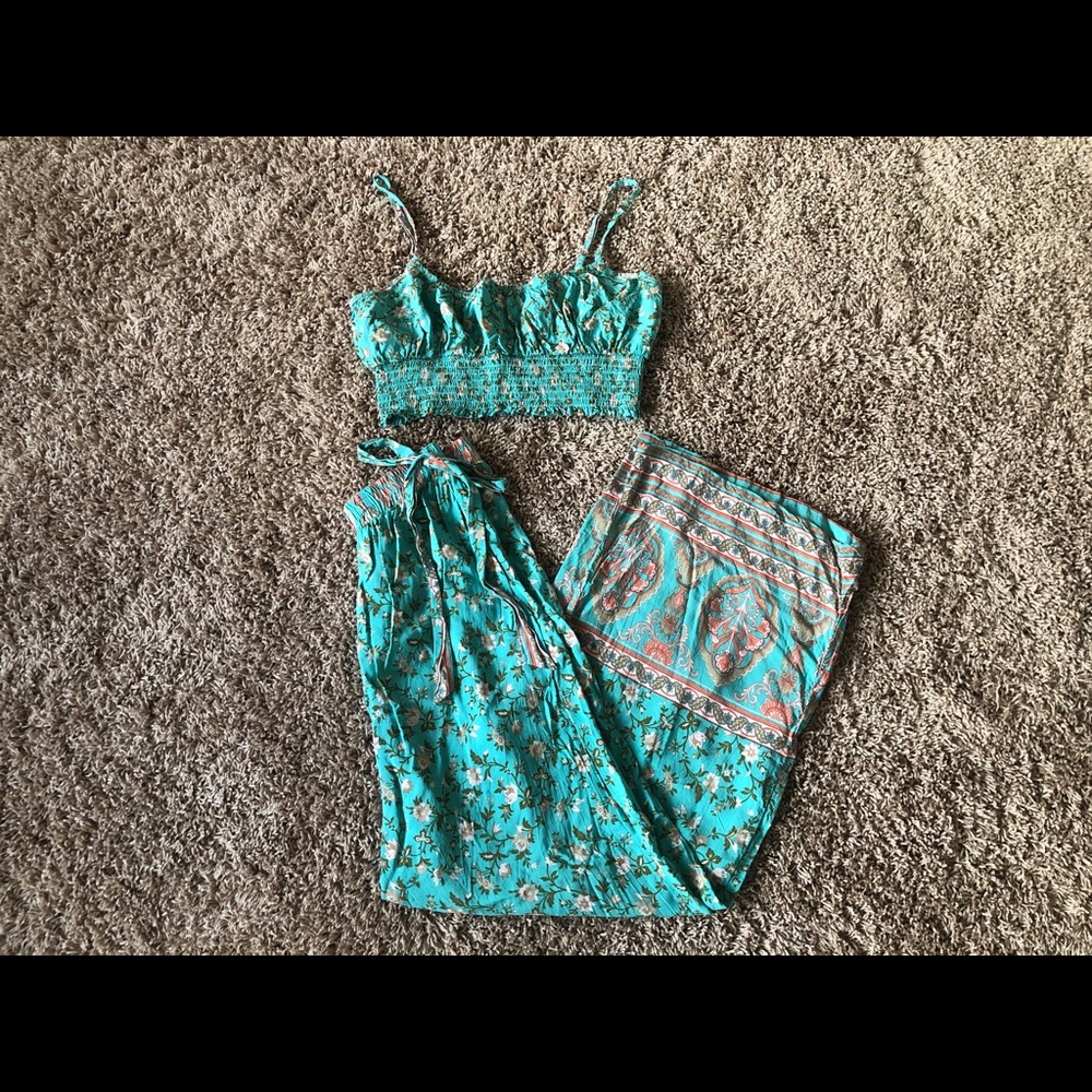 WickedAF pants and crop top set